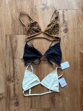 *3* Free People Tori Triangle Bra